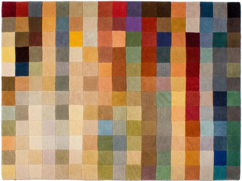 Teppich Multicolor Pixel Seide | ca. 120 x 160 cm – jetzt kaufen bei Lifetex.eu