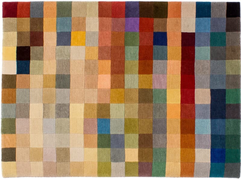 Teppich Multicolor Pixel Seide | ca. 120 x 160 cm – jetzt kaufen bei Lifetex.eu