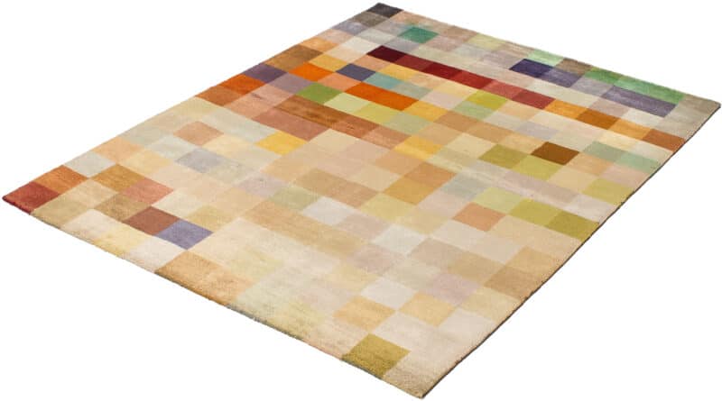Teppich Multicolor Pixel Seide | ca. 120 x 160 cm – Detailbild 1 – jetzt kaufen bei Lifetex.eu