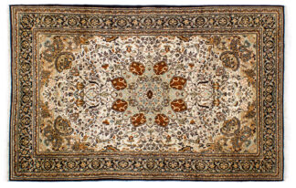 Teppich Keshan Korkwolle mit Seide | ca. 120 x 185 cm – jetzt kaufen bei Lifetex.eu