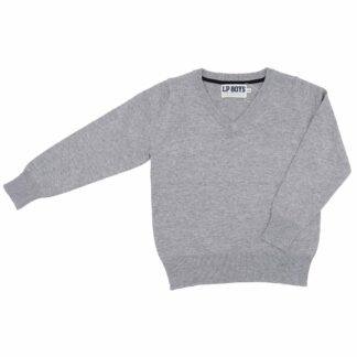 LITTLE PIECES Jungen Pullover mit V-Ausschnitt in Grau – jetzt kaufen bei Lifetex.eu