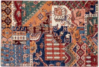 Teppich Samarkand Patchwork | ca. 80 x 115 cm – jetzt kaufen bei Lifetex.eu