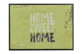 SCHÖNER WOHNEN Fußmatte Broadway | 70 x 110 cm, Home Sweet Home Grün | Türmatte, Sauberlaufmatte – jetzt kaufen bei Lifetex.eu