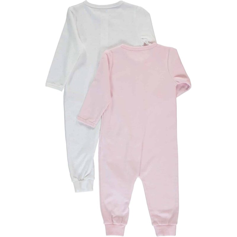 NAME IT 2er Pack Baby-Mädchen Schlafanzug "Precious Star" mit Zip – Detailbild 1 – jetzt kaufen bei Lifetex.eu