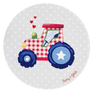 Babyglück Kinderteppich "Traktor" | 100 cm rund – jetzt kaufen bei Lifetex.eu