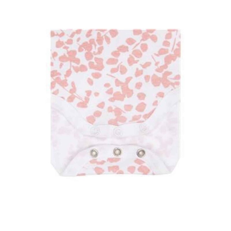 NAME IT 3er Pack Baby-Mädchen Kurzarm Bodies “Leaf” in Rosa – Detailbild 1 – jetzt kaufen bei Lifetex.eu