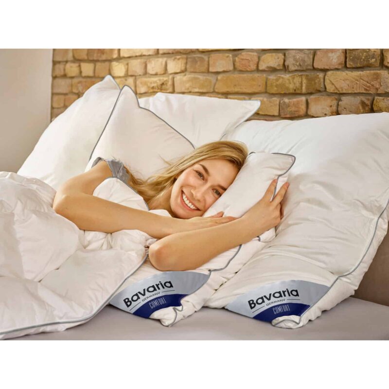 BAVARIA Comfort Winterdaunendecke Bettdecke 90% Daunen 135x200 cm warm – Detailbild 6 – jetzt kaufen bei Lifetex.eu