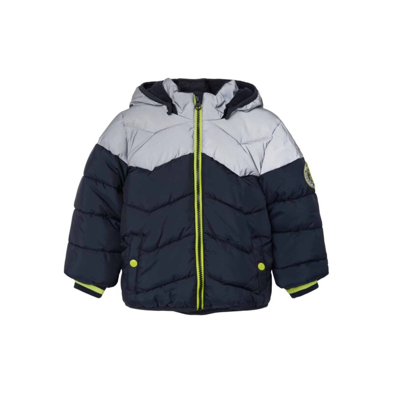 NAME IT Mini Jungen Winterjacke Nmmmorten Dino Puffer Jacket in Dunkelblau/Grau – jetzt kaufen bei Lifetex.eu