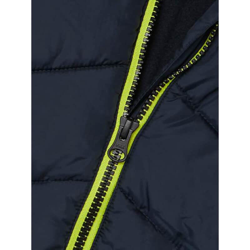 NAME IT Mini Jungen Winterjacke Nmmmorten Dino Puffer Jacket in Dunkelblau/Grau – Detailbild 4 – jetzt kaufen bei Lifetex.eu