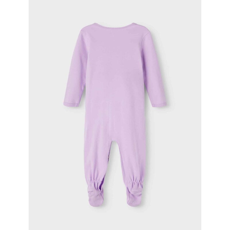 NAME IT 2er Pack Baby-Mädchen Schlafanzug Einhorn Seepferdchen Schlafstrampler Druckknöpfe in Weiß/Rosa – Detailbild 5 – jetzt kaufen bei Lifetex.eu