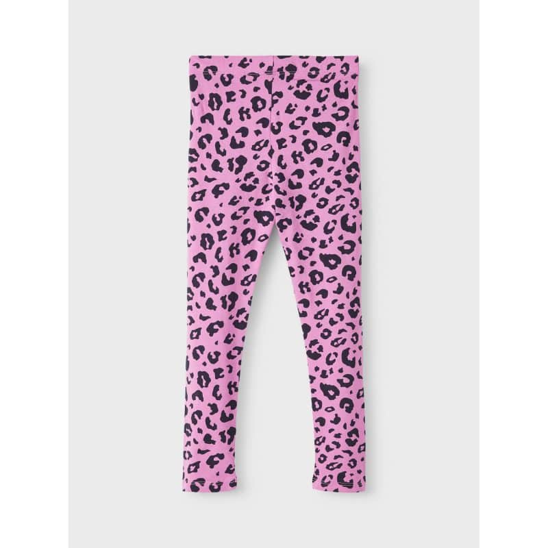 NAME IT Mini Mädchen Leggi Nmfossa Legging Stoffhose Leopard in Rosa – Detailbild 1 – jetzt kaufen bei Lifetex.eu