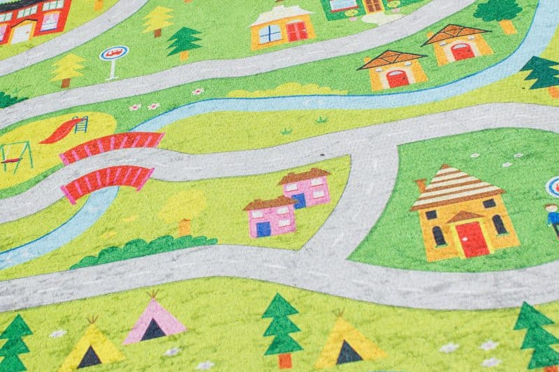 Kinderteppich Spielteppich Straße | ca. 80 x 150 cm – Detailbild 4 – jetzt kaufen bei Lifetex.eu