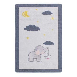 Kinderteppich Elefant Hase Wolken Mond | ca. 120 x 180 cm – jetzt kaufen bei Lifetex.eu