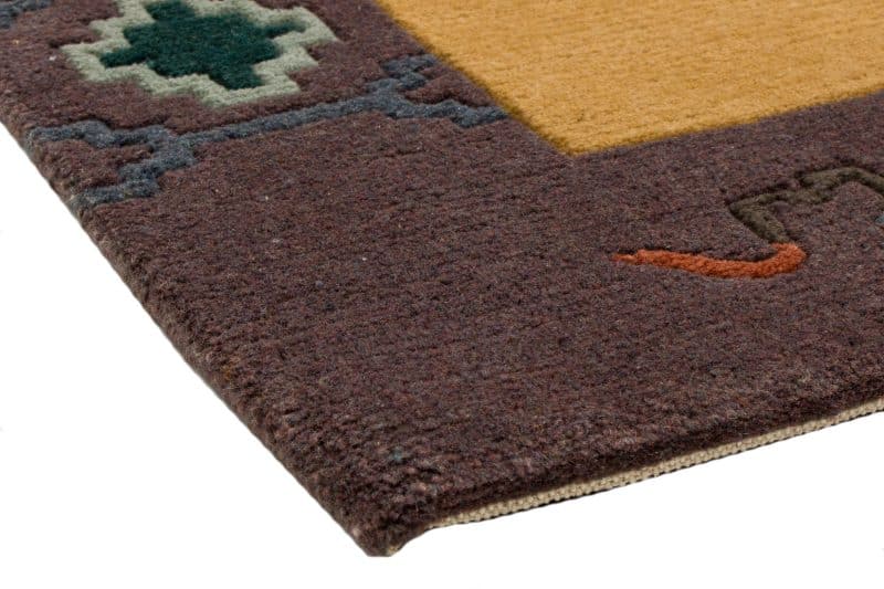 Teppich Nepali modern mit Bordüre | ca. 115 x 180 cm – Detailbild 2 – jetzt kaufen bei Lifetex.eu